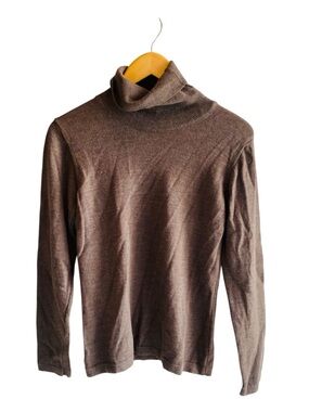FRENCH CONNECTION Light Brown Turtleneck Sweater